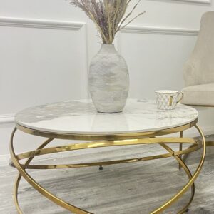 Luna Marble Coffee Table - Image 7