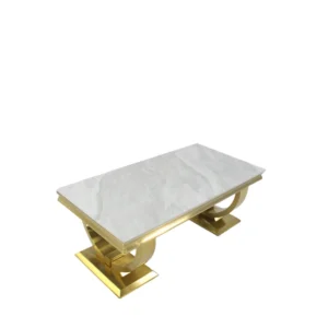 Ariana Gold Marble Coffee Table - Image 6