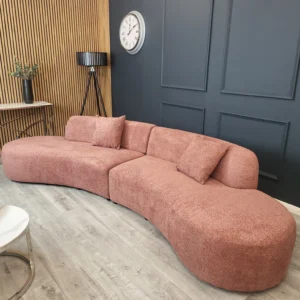 Bellino Boucle Curve Sofa - Image 18