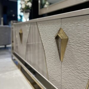 cream and gold sideboard