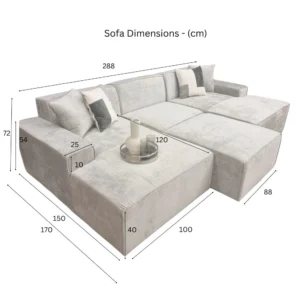 Chicago Modular Corner Sofa - Image 30