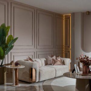 Aurelia Rose Gold Nesting Tables Set Of 2 - Image 5