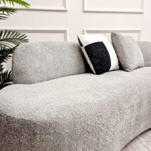 Bellino Curve Boucle 3 Seater Sofa - Image 2