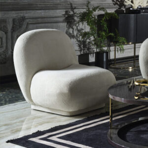 teddy boucle armchair