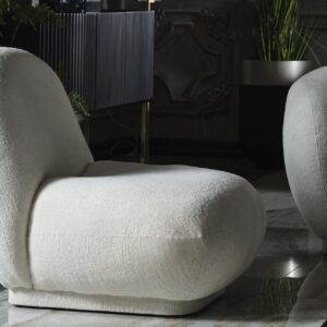 teddy boucle armchair