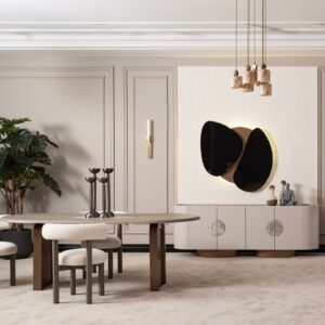 Luna luxury dining set