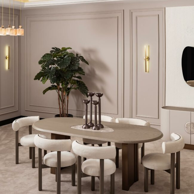 Luna luxury dining set