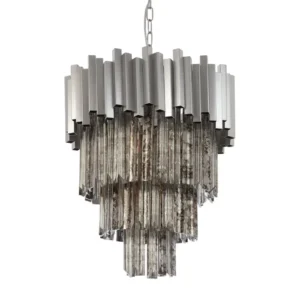 Nickel 4 Tier Chandelier - Image 5