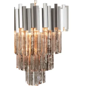 Nickel 4 Tier Chandelier - Image 6