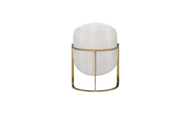 cream and gold luxury dining chair by luxura home perfectly matches the como luxury dining table