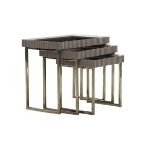 gold nesting tables