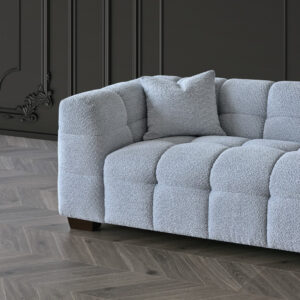 Liberty Bubble Sofa In Grey Boucle - Image 5