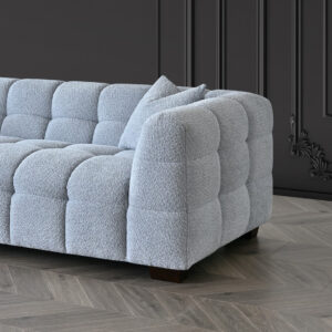 Liberty Bubble Sofa In Grey Boucle - Image 3