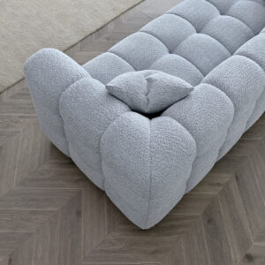 Liberty Bubble Sofa In Grey Boucle - Image 6