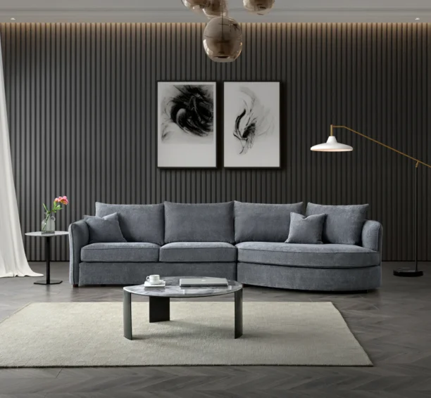 grey corner chaise sofa