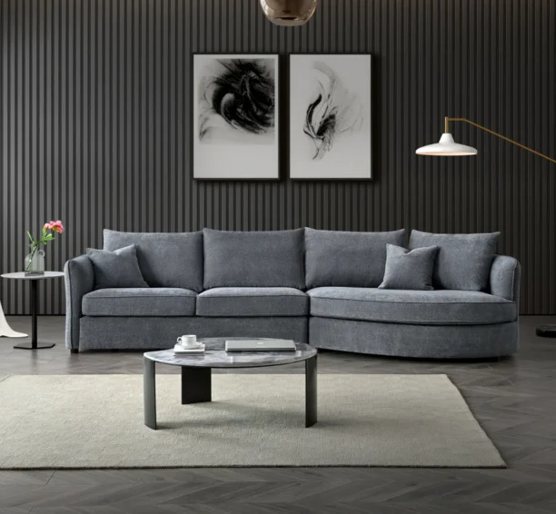 grey corner chaise sofa