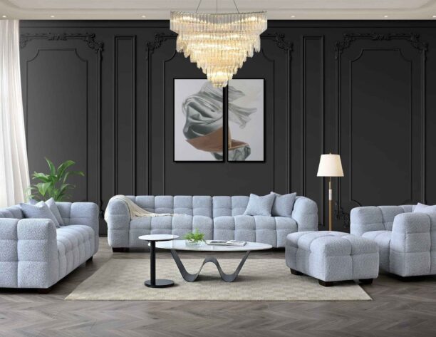 grey bubble sofa