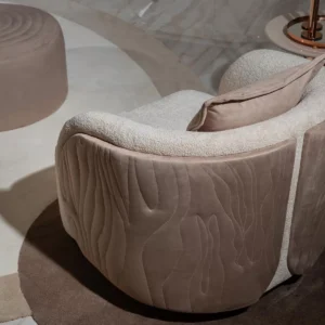 Aurelia Bespoke Round Footstool - Image 5