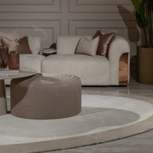 Aurelia Bespoke Round Footstool - Image 3