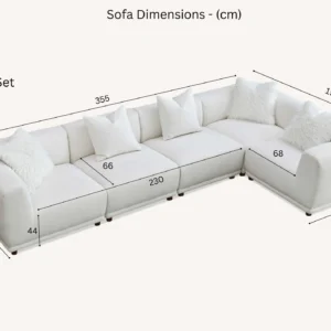 Loretta Modular Corner Sofa - Image 8