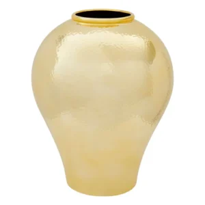 Nara Large Gold Ceramic Vase