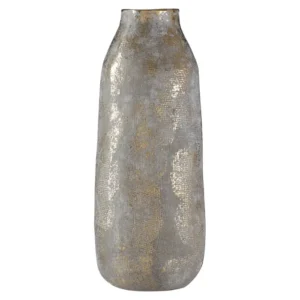 Grey And Gold Ceramic Vase