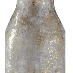 Grey And Gold Ceramic Vase