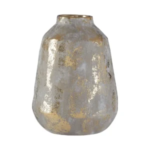 Grey And Gold Ceramic Vase - Image 8