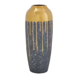 Gold Drip Ceramic Vase 49cm