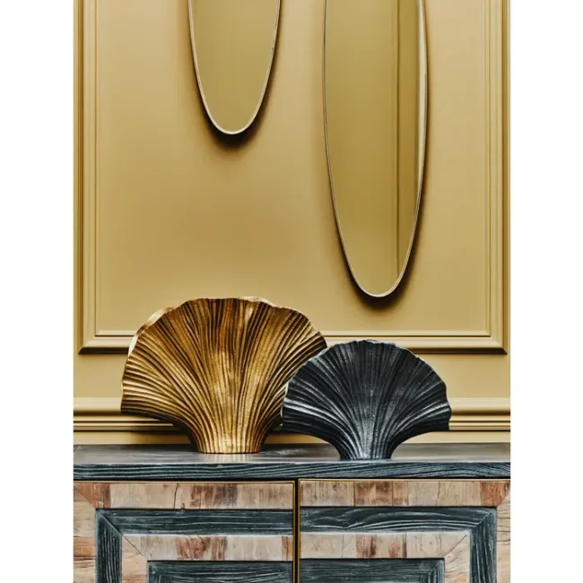 gold ginko vase