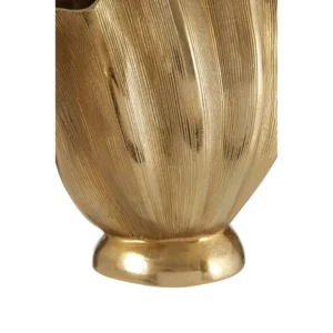 Gold Fluted Vase