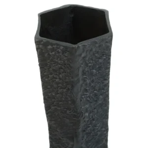 Palermo Grey Textured Vase - Image 5