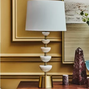 Fiorina Gold Marble Table Lamp