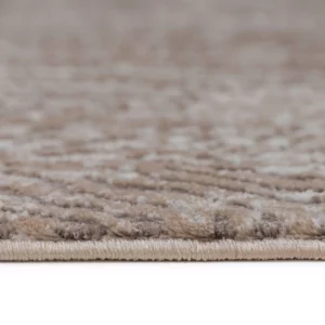 Introducing the Ayla modern contemporary rug, a stunning enhancement for your home decor. Its sleek leaf-inspired design, crafted in serene brown, grey, and white tones, brings a touch of sophistication to any living space. Engineered with a 12mm pile height for luxurious comfort and boasting 640K point construction for lasting durability, this rug offers both softness and resilience, promising years of enjoyment.