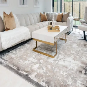 The Skye rug is a timeless addition to any room. With its sophisticated colour palette and modern design, it will add a touch of elegance to your space. The pile height of 12mm provides softness underfoot, while the 640k/square meter pile weight means this rug will last for years to come.