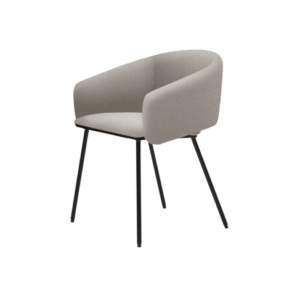 Introduce a distinctive boho-chic flair to your dining area with the gracefully curved design of our Venexi Chair. Crafted for utmost comfort, the Fern Dining Chair seamlessly blends style and elegance. Its sleek matte black coated metal legs offer a modern, minimalist aesthetic. For a complete style statement, pair it with our Hazel Dining Table.