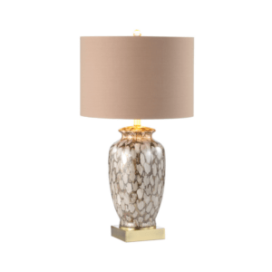 Brown Speckled Ceramic Lamp