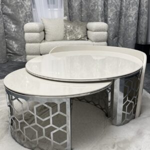 palazzo silver coffee table