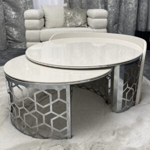 palazzo silver coffee table