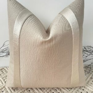 The Cream Panelled Cushion - Image 4