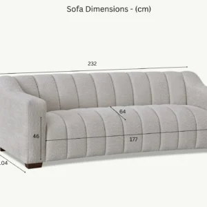 Verona 3 Seater Sofa - Image 7