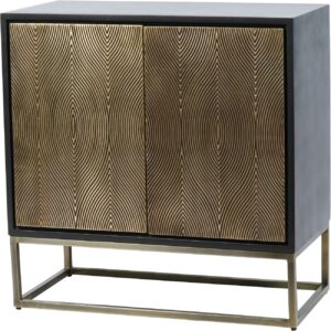 Savannah Gold Embossed 2 Door Cabinet - Image 6