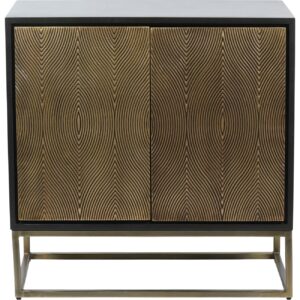 Savannah Gold Embossed 2 Door Cabinet - Image 4