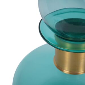 Valentina Glass Bottle with Brass Detail - Image 4