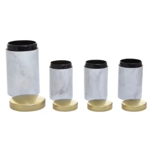 White Marble Kitchen Storage Set - Image 3