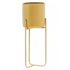 Large Gold Floor Planter - Image 2