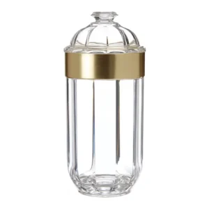 Large Gold Acrylic Canister - Image 5