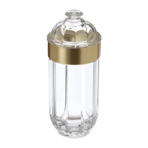 Large Gold Acrylic Canister - Image 2