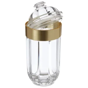 Large Gold Acrylic Canister - Image 3