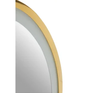 Ava Illuminated Gold Oval Mirror - Image 2